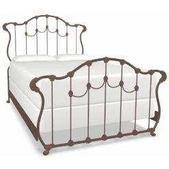 Hamilton Cast Iron Bed Frame -The Bed Rooms Shop Hamilton Cast Iron Bed Frame Aged Rust