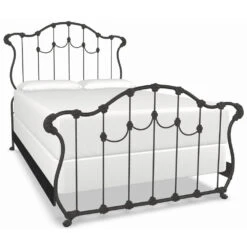 Hamilton Cast Iron Bed Frame -The Bed Rooms Shop Hamilton Cast Iron Bed Frame Aged Steel 7b7eacc8 231c 4ebf 8c70 05c3764909a5