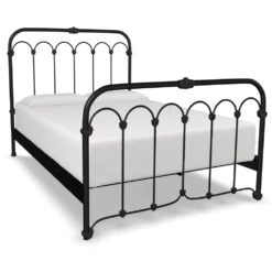 Hillsboro Cast Iron Bed Frame -The Bed Rooms Shop Hillsboro Cast Iron Bed Frame Aged Iron