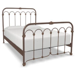 Hillsboro Cast Iron Bed Frame -The Bed Rooms Shop Hillsboro Cast Iron Bed Frame Aged Rust