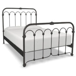 Hillsboro Cast Iron Bed Frame -The Bed Rooms Shop Hillsboro Cast Iron Bed Frame Aged Steel 08d8286e f263 42c0 8429 859fa8478467