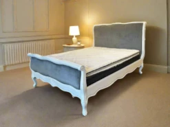Andorra Wooden Sleigh Bed