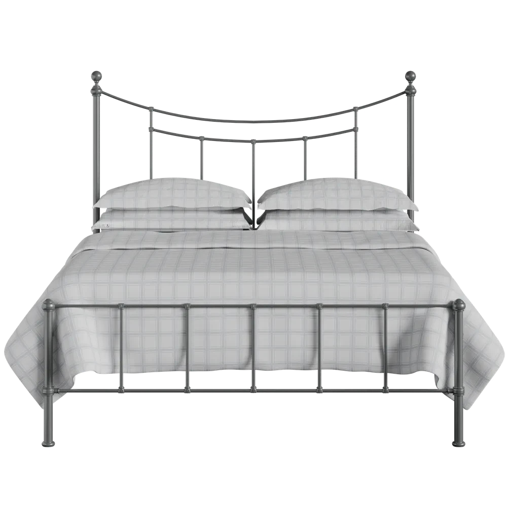 Islington Cast Iron Bed Frame Islington Cast Iron Bed Frame -The Bed Rooms Shop Islington Cast Iron Frame Pewter