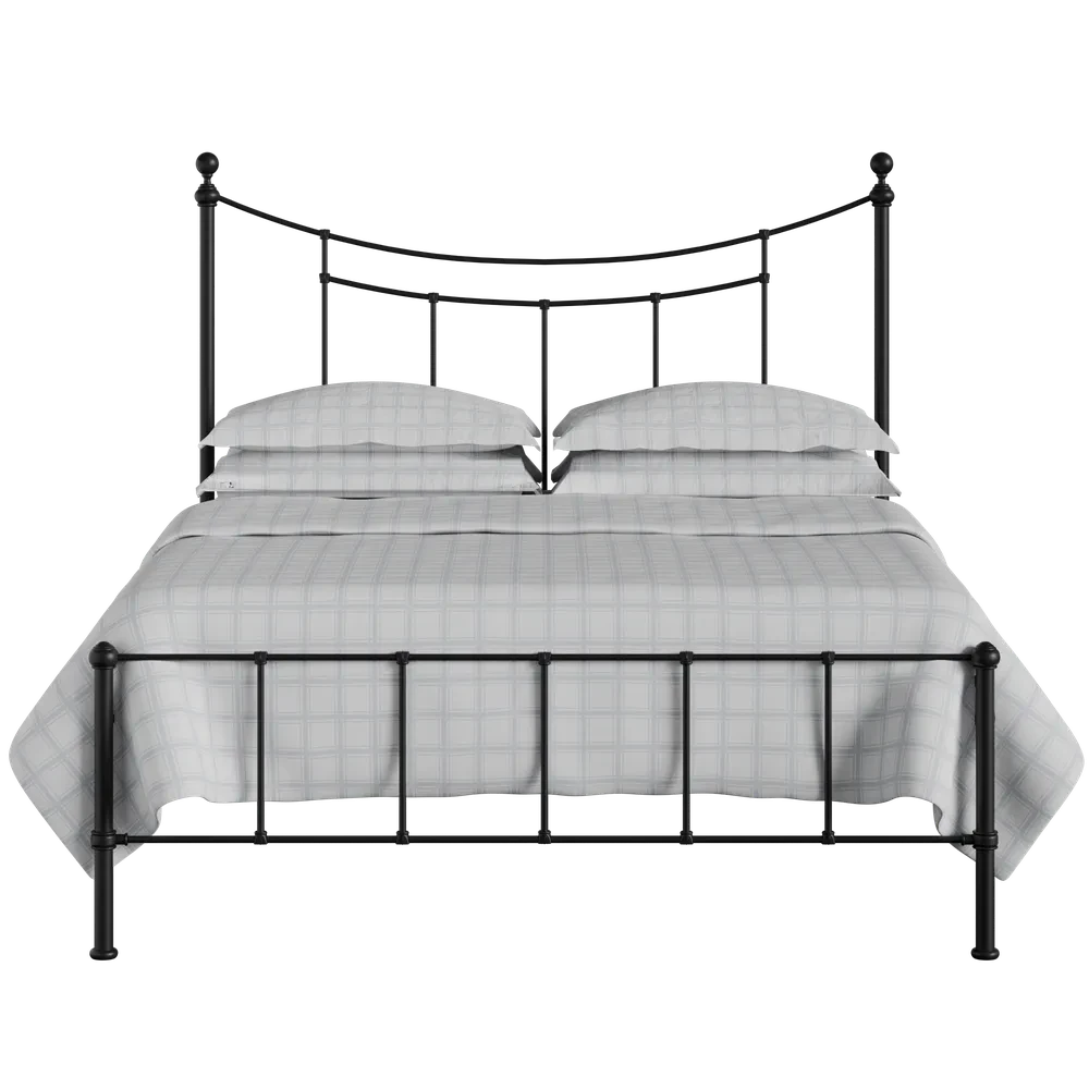 Islington Cast Iron Bed Frame Islington Cast Iron Bed Frame -The Bed Rooms Shop Islington Cast Iron Frame Satin Black