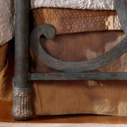 Laurel Cast Iron Bed Frame -The Bed Rooms Shop LaurelIronMetalBedFrame3