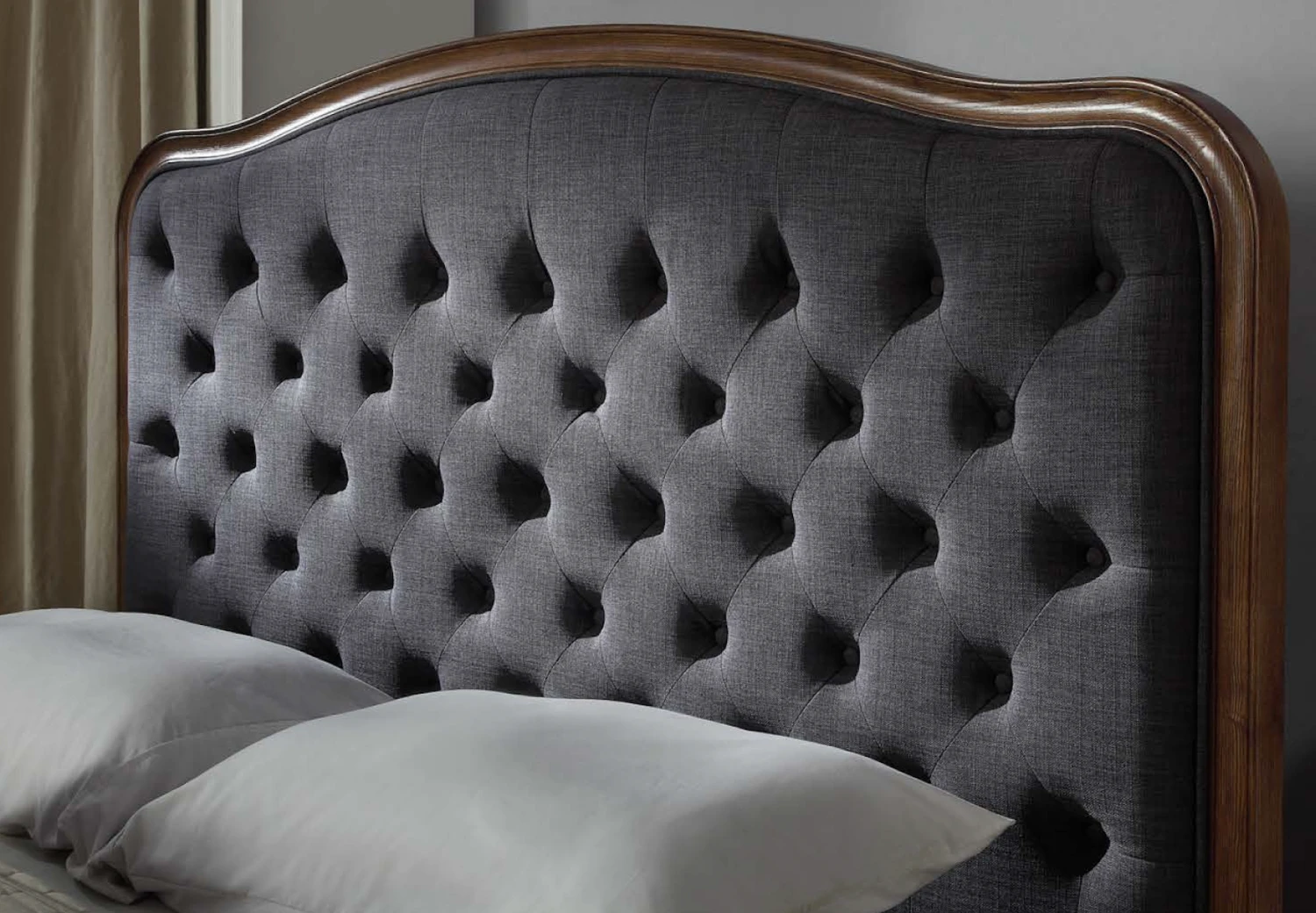 Magnolia Upholstered Bed with Storage Option Magnolia Upholstered Bed With Storage Option -The Bed Rooms Shop Magnolia ash bedhead