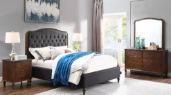 Magnolia Upholstered Bed With Storage Option 4 Magnolia Upholstered Bed With Storage Option -The Bed Rooms Shop Magnolia ash standardbase