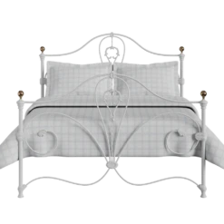 Melbourne Cast Iron Bed Frame -The Bed Rooms Shop Melbourne Cast Iron Frame Satin White