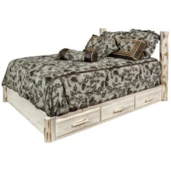 Montana Wood Bed Frame Low Foot With Drawers -The Bed Rooms Shop Montana3 97c3fb1a 4d32 42bf 8ad0 5ab48c89bad1