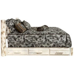 Montana Wood Bed Frame Low Foot With Drawers -The Bed Rooms Shop Montana4 a789106f 9061 49d9 8357 9a41988a9ea2