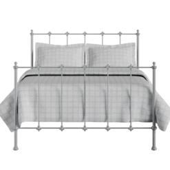 Perth Cast Iron Bed Frame -The Bed Rooms Shop Paris Cast Iron Frame Glossy Silver 51ea7f89 61e6 4e26 9fc3 0590b3698052