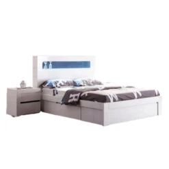 Bianchi Wood Bed Frame