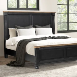 Noelle Wood Bed Frame
