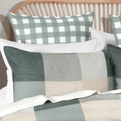 Cooper Checks European Pillowcase