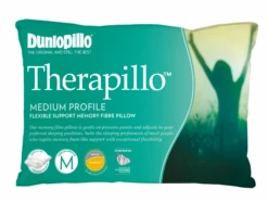 Therapillo Flexible Support Memory Fibre Medium Profile Pillow