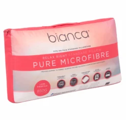 Bianca Relax Right Pure Microfibre Low Profile Pillow