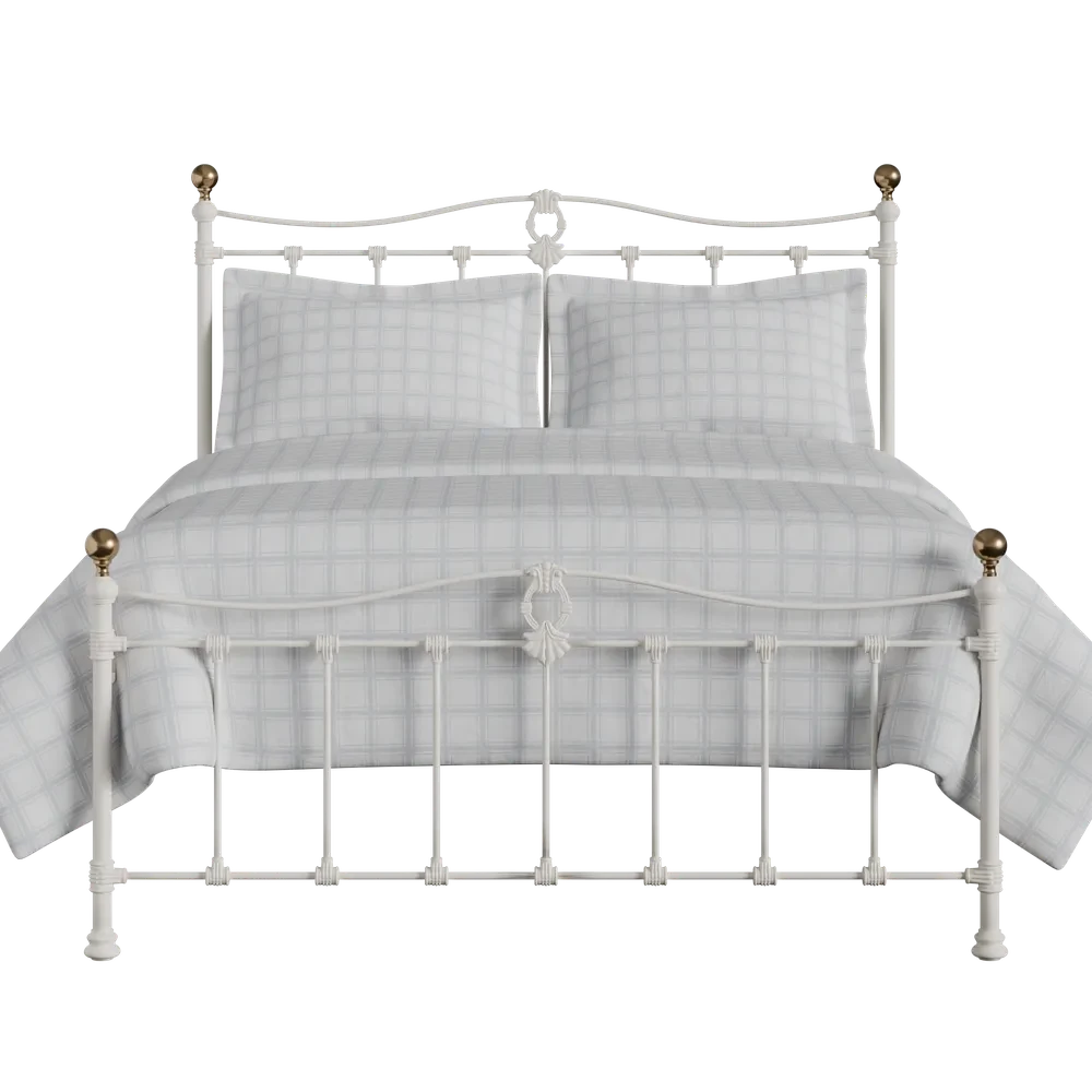 Tully Cast Iron Bed Frame with Low Foot Tully Cast Iron Bed Frame With Low Foot -The Bed Rooms Shop Tully Cast Iron Frame Low Foot Glossy Ivory ea56069d d880 428f a4d6 e077a022161e