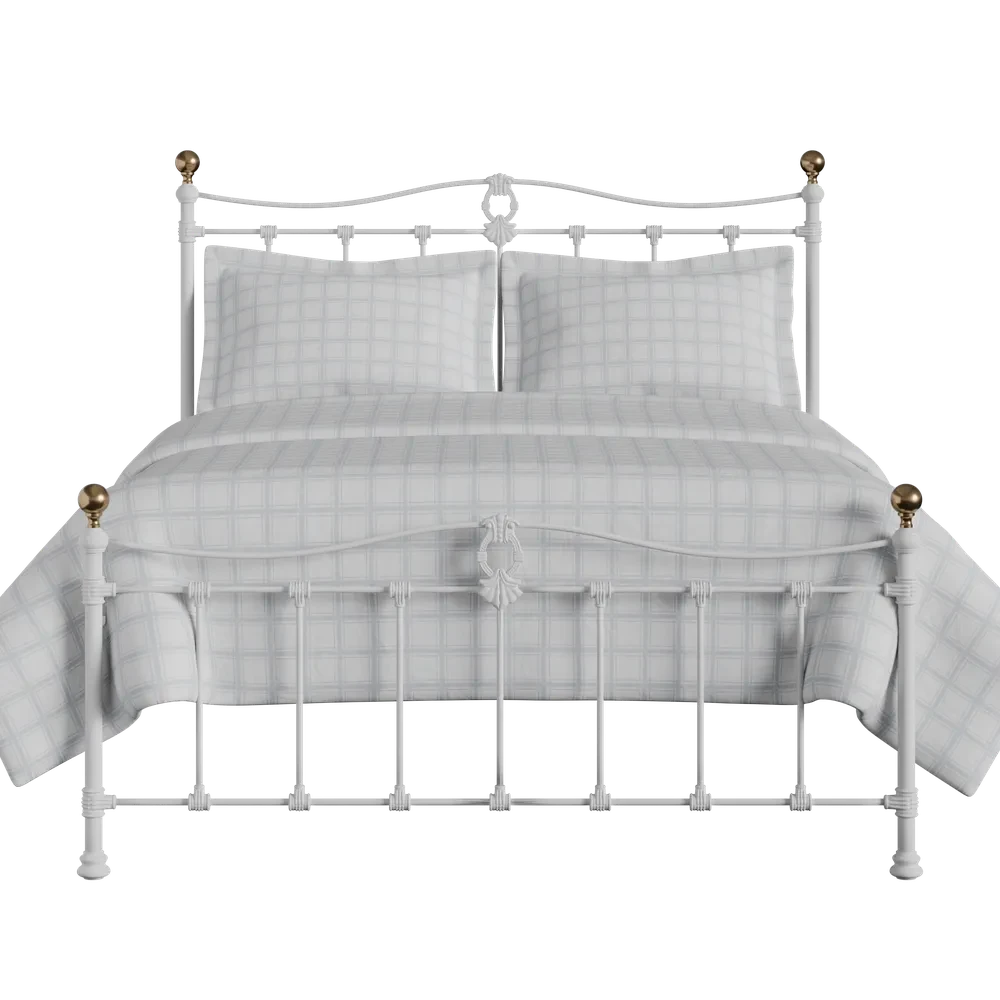 Tully Cast Iron Bed Frame with Low Foot Tully Cast Iron Bed Frame With Low Foot -The Bed Rooms Shop Tully Cast Iron Frame Low Foot Satin White ce205a07 f03d 4fbe 838b 76b3020e554b