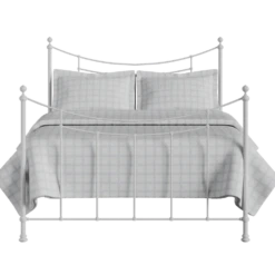 Winton Cast Iron Bed Frame -The Bed Rooms Shop Winton Cast Iron Frame Satin White