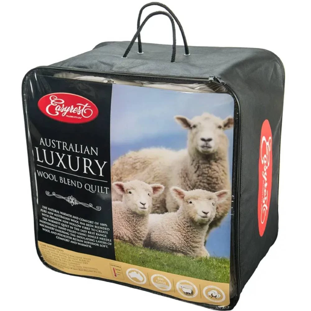 Luxury Wool Blend Quilt Luxury Wool Blend Quilt -The Bed Rooms Shop Woolblend1