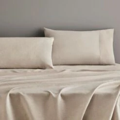 Abbotson Linen Fitted Sheet 2 Abbotson Linen Fitted Sheet -The Bed Rooms Shop abbotson linen fitted sheet beige 4