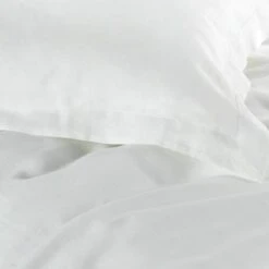 Abbotson Linen Fitted Sheet 10 Abbotson Linen Fitted Sheet -The Bed Rooms Shop abbotson linen fitted sheet white 6