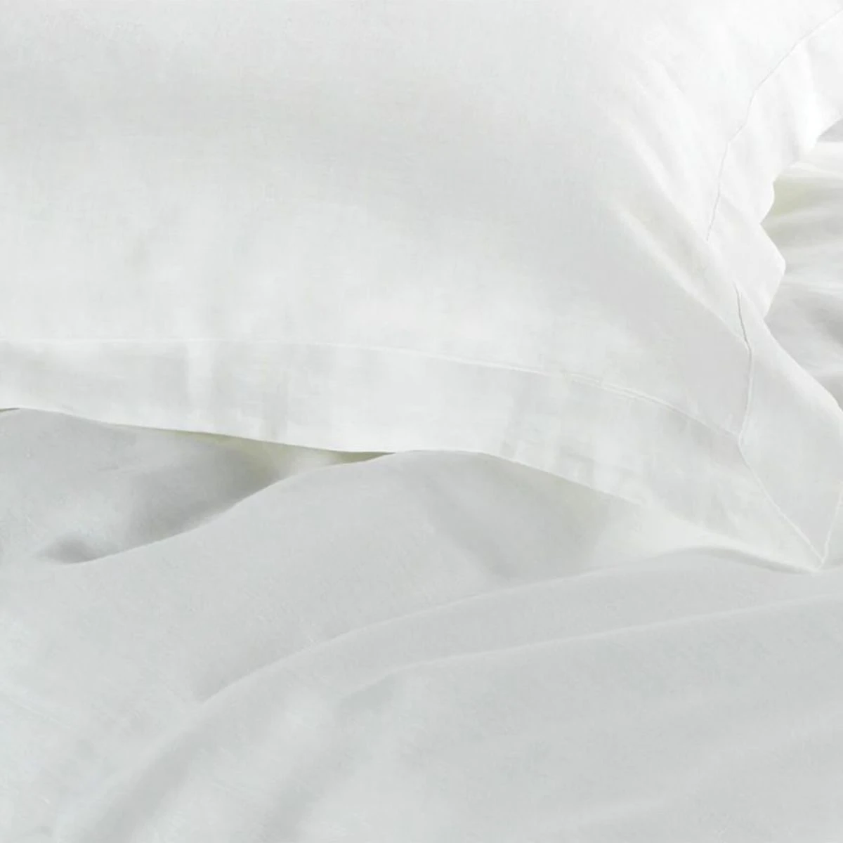 Abbotson Linen Fitted Sheet Abbotson Linen Fitted Sheet -The Bed Rooms Shop abbotson linen fitted sheet white 6