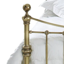 Arrino Brass Bed Frame 5 Arrino Brass Bed Frame -The Bed Rooms Shop arran brass bed casting