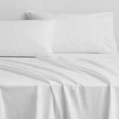Bayley Washed Percale Sheet Set 4 Bayley Washed Percale Sheet Set -The Bed Rooms Shop bayley washed percale sheet set white 15 24a19803 f581 4f3e 933e c4ef480e99da