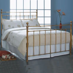 Blaxland Brass Bed Frame -The Bed Rooms Shop blaxland brass bed 02 600 1