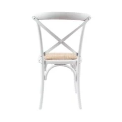 Rattan Dining Chair White 2 Rattan Dining Chair White -The Bed Rooms Shop cafe classicwhite3