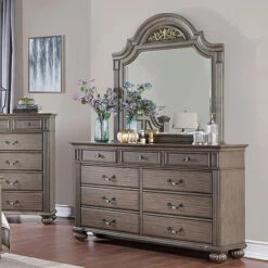 Syracuse Dressing Table - Grey