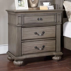 Syracuse Bedside Table - Grey