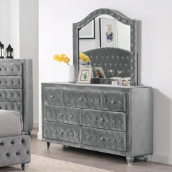 Zohar Dressing Table - Grey