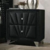 Carissa Bedside Table - Black
