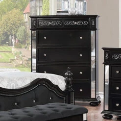 Azha Chest Of Drawers - Black
