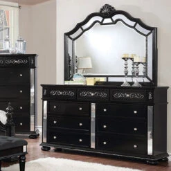 Azha Dressing Table - Black