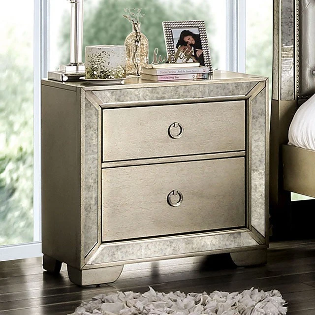 Loraine Bedside Table Loraine Bedside Table -The Bed Rooms Shop cm7195n 1