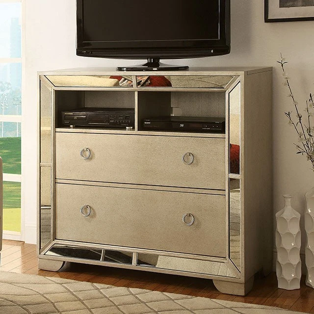 Loraine Media Chest Loraine Media Chest -The Bed Rooms Shop cm7195tv