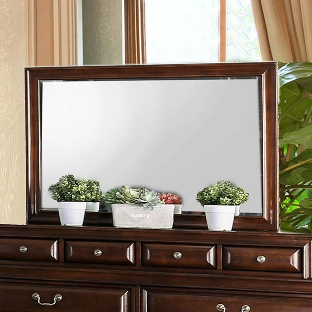 Brandt Mirror - Brown Cherry Brandt Mirror - Brown Cherry -The Bed Rooms Shop cm7302ch m z