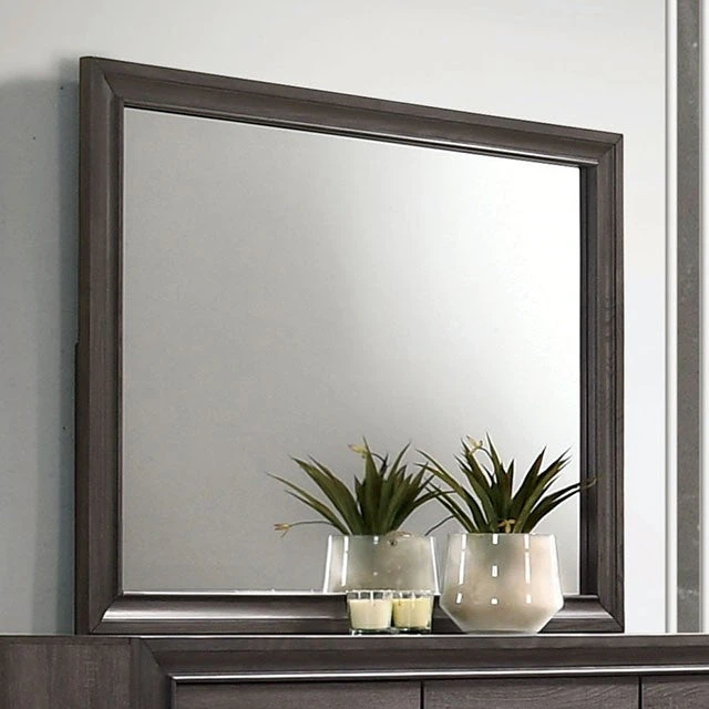 Chrissy Mirror - Grey Chrissy Mirror - Grey -The Bed Rooms Shop cm7552gy m 1