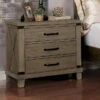 Bianca Bedside Table - Grey
