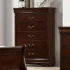 Louis Philippe Chest Of Drawers - Cherry