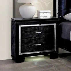 Bellanova Bedside Table - Black