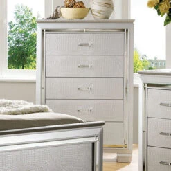 Bellanova Chest Of Drawers - Silver