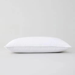 Deluxe Feather & Down Pillow -The Bed Rooms Shop deluxe feather down pillow white 2