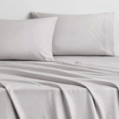 Egyptian Cotton Sateen Sheet Set -The Bed Rooms Shop egyptian cotton sateen sheet set silver mist 11 30a24710 95a2 4136 8019 eea6197cb549