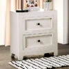 Oakridge Bedside Table - Ivory