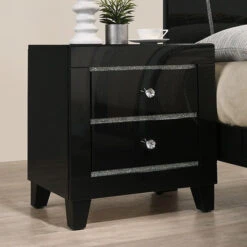 Magdeburg Bedside Table - Black