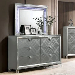Emmeline Dressing Table - Silver
